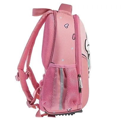 Ранец "ERGONOMIC MINI -Зайка в кармашке" 35*27*13см, 1отд.,  EVA, нагрудн.стяжка, светоотраж.элементы, 2 кармана - фото 3