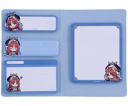 Блоки для записей, 4 штуки "Chibi Expression Nilou" диспенсер-книжка - фото 2