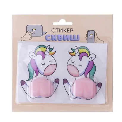 Набор Наклейка сквиш антистресс Цыпленок (11-01827-37405) (упаковка)+Наклейка сквиш антистресс Единорог (11-01827-37408) (упаковка)+Наклейка сквиш антистресс Утенок (11-01827-37407) (упаковка) - фото 2