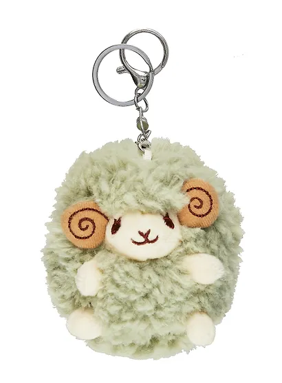 Брелок Овечка (текстиль) (11 см) (12-1669-B1) - фото 1