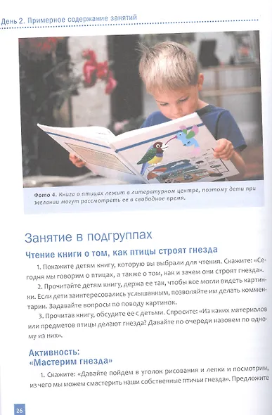 Программа, основанная на ECERS. Тема недели "Изучаем птиц". 3-5 лет - фото 6