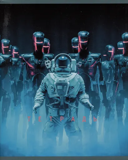 Тетрадь в клетку Listoff, "Эра роботов", 80 листов, в ассортименте - фото 4