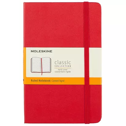 Записная книжка Moleskin Classic Medium, красная, 120 листов, А6+ - фото 1