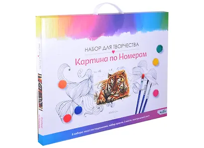 Картина для раскрашивания по номерам. Мощь спокойствия. 40x50см арт.06627 - фото 1