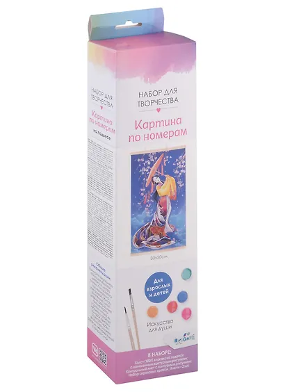 Набор для творчества. Картина по номерам. ПАННО "Гейша" - фото 3