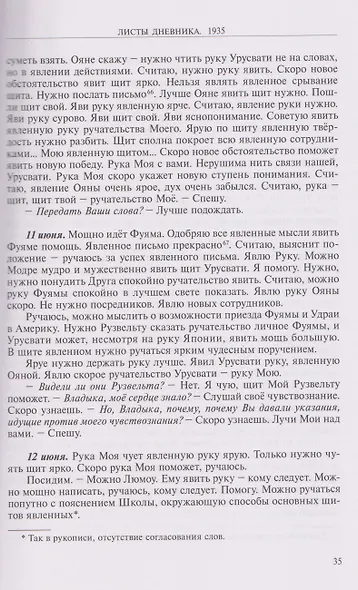 Листы дневника Е.И. Рерих 1935-1937 - фото 3
