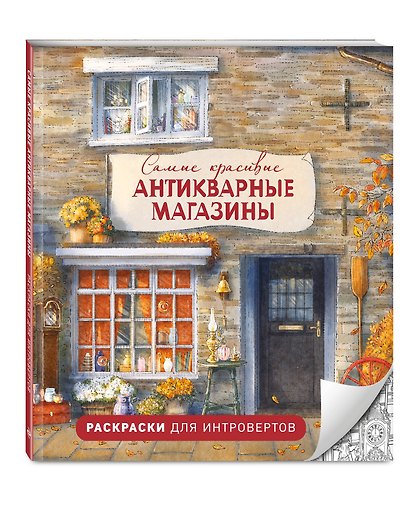 Самые красивые антикварные магазины. Раскраски для интровертов - фото 3