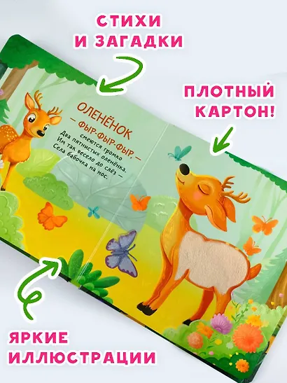 Пушистые малыши. Тактильная развивающая книга - фото 6