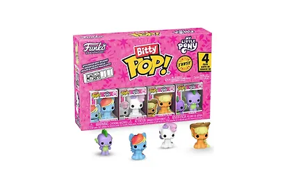 Набор Funko Bitty POP! My Little Pony Rainbow Dash+Sweetie Belle+Applejack+Spike w/Chase 4шт 92501 - фото 1