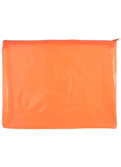 Папка для тетрадей А4 32*23 неонов.ПВХ, молния, ассорти - фото 1