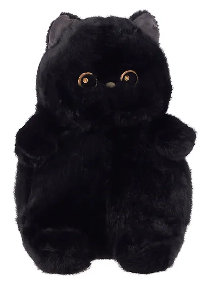 Мягкая игрушка Кот с желтыми глазами (черный) (40см) (12-09602026-L3) - фото 2