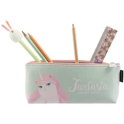 Пенал «Кошка-единорог Fantasia», 20 х 8 см - фото 3