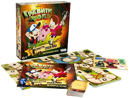 Настольная игра Гравити Фолз: Спасти Пухлю, Hobby World - фото 2