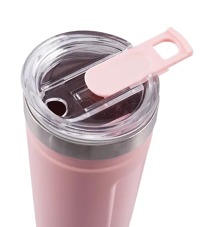 Термостакан Персиковый (пластик/металл) (710мл) (12-07599-M7) - фото 4