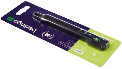 Нож канцелярский 9мм "Razzor 400" черное лезвие, auto-lock, металл. направл., Berlingo - фото 3