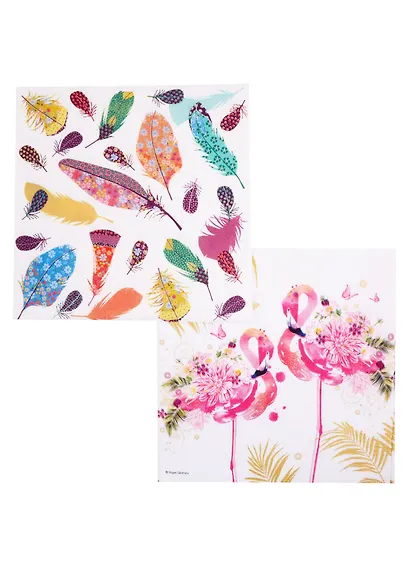 Набор салфеток для декупажа Фламинго 2 шт. 1333652/SDL094900 - фото 1