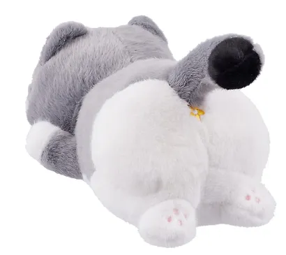 Мягкая игрушка Котик серый с пятнышками (25см) (12-1040-202405-T14) - фото 5