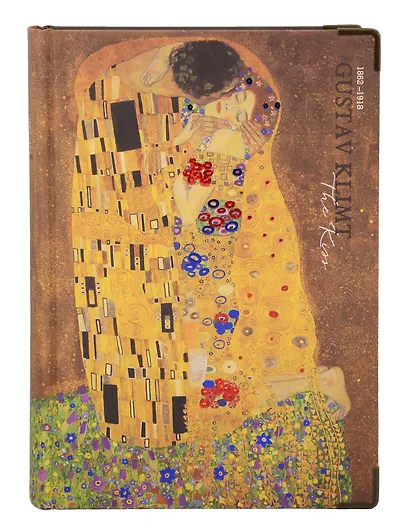 Книга для записей "Г. Климт" А5, 248 листов, твердая обложка, 120г/м2, в ассортименте - фото 1