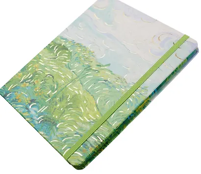 Книга для записей 17*19 112л кл. "Пейзажи" 7БЦ, резинка, ассорти - фото 11