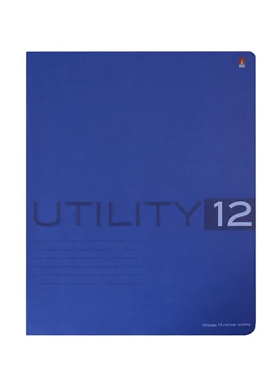 Тетрадь в клетку Альт, Utility, 12 листов, в ассортименте - фото 5