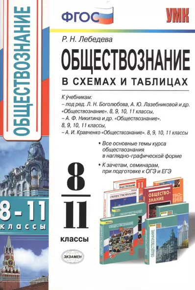 Обществознание в схемах и таблицах: 8-11 классы. ФГОС - фото 1