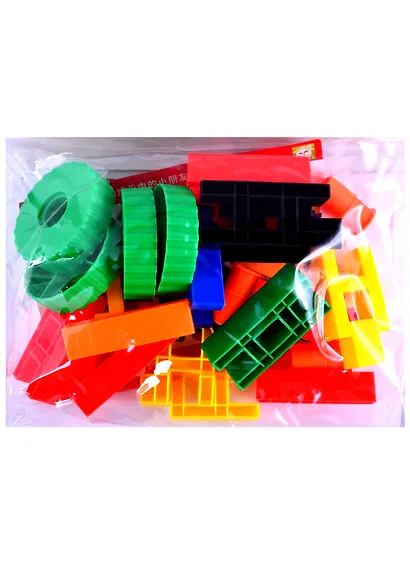 Конструктор пластиковый (300гр) (ТС-49) (пакет, хедер) - фото 2