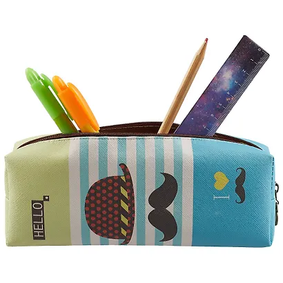 Пенал на молнии «Усы с разноцветной полоской», 20 х 6.5 см - фото 2