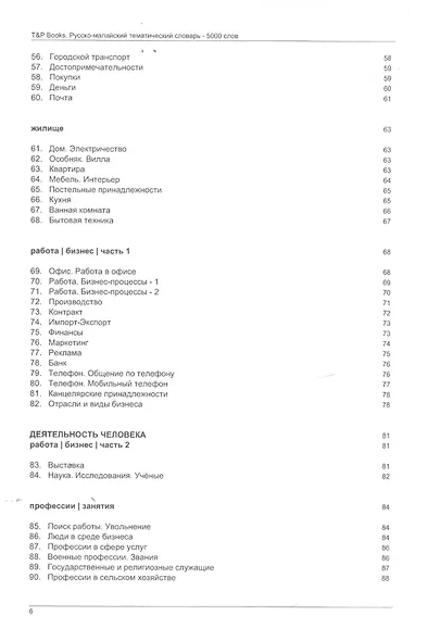 Русско-малайский тематический словарь - 5000 слов - фото 4