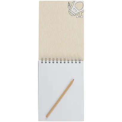 Скетчбук А5 45л "Avocado" 190г/м2, тв. обложка, спираль - фото 2