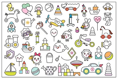 Малышарики. Игра-раскраска. Игрушки - фото 2