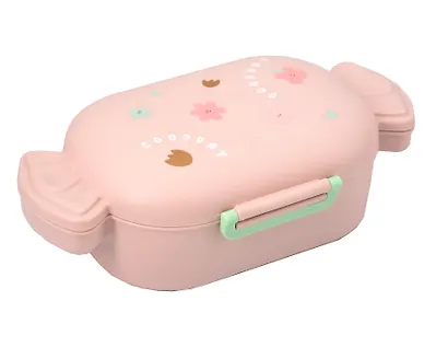 Ланч-бокс Конфета 1000мл (пластик) (24х13,5х6,5) (12-07944-22-21) розовый - фото 1