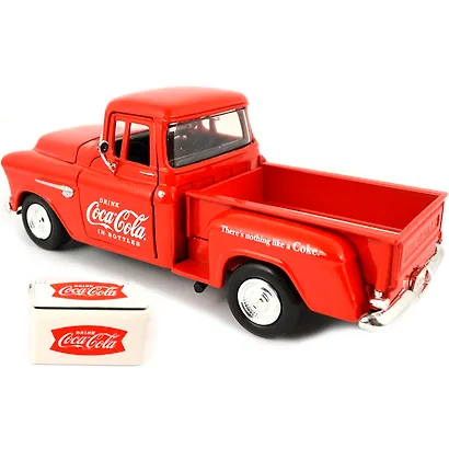 Машинка литая коллекционная Motor City Classics - Die-сast модель по лицензии Coca-Cola 1953 Chevy Pickup, масштаб 1:43 - фото 9