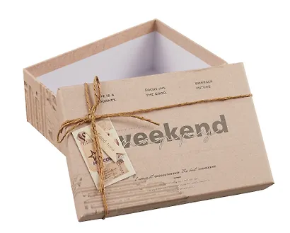 Коробка подарочная "Weekend" 18*14*7см, картон - фото 2