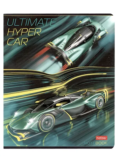 Тетрадь в клетку Hatber, "Автоспорт", 48 листов, в ассортименте - фото 1