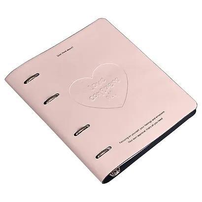 Тетрадь «Emotion», 120 листов в клетку, розовый, на кольцах - фото 2