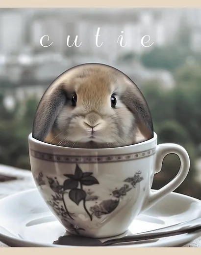 Тетрадь в клетку Listoff, "Чаепитие с милашками", 48 листов, в ассортименте - фото 6