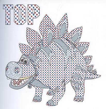 Моя первая водная расскраска. Турбозавры - фото 4