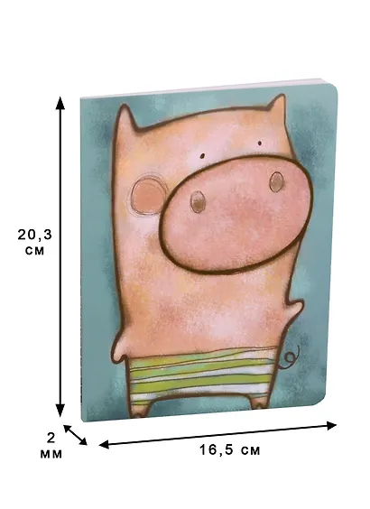 Тетрадь в клетку Marker Arte, "Толстуны", 40 листов, в ассортименте - фото 2