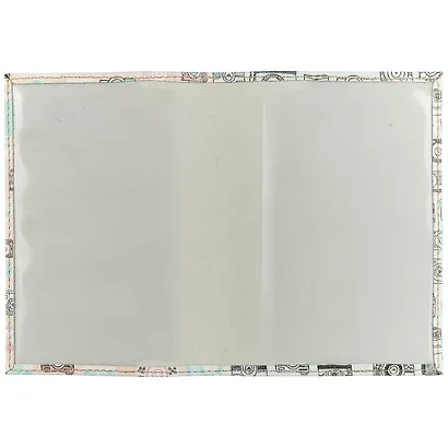 Обложка для паспорта Фотоаппараты на розовом фоне (кожа) (ПВХ бокс) (ОК2017-05) - фото 2