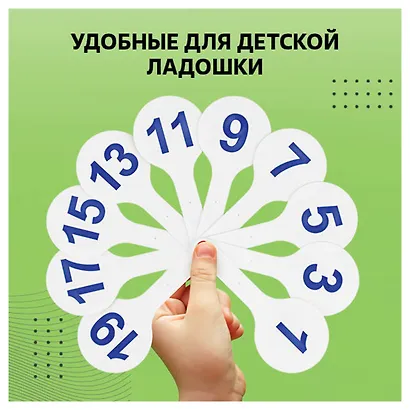 Веер-касса гласных, согласных, цифр 1-20, СТАММ - фото 9