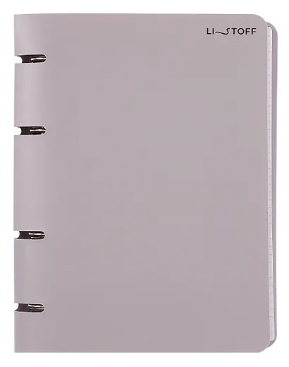 Тетрадь 80 листов, клетка, "Mist" на кольцах - фото 1