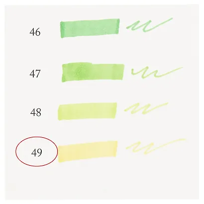 Маркер художественный "Сонет" лимонный, двухсторон., тонк. и широк.долото, Сонет - фото 3