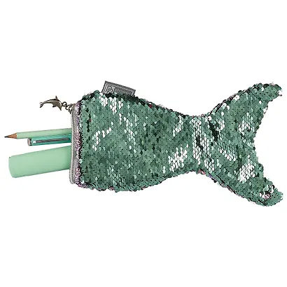 Пенал «Хвост русалки», розово-зелёный - фото 3