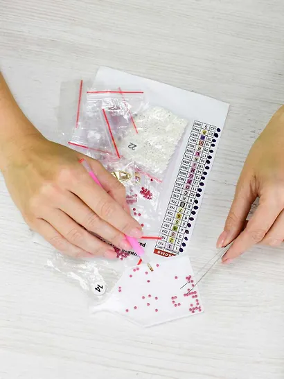 Набор для творчества. Алмазная мозаика Phoenix plus "Кот в сакуре", 30 х 40 см - фото 8