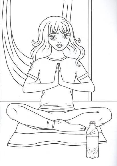 Настя. Мастерская красоты. Раскраска - фото 5