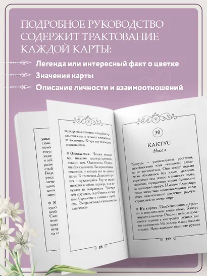 Ожившие цветы. Оракул (50 карт и руководство для гадания в коробке) - фото 6