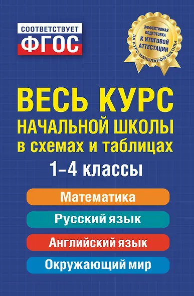 Весь курс начальной школы: в схемах и таблицах - фото 1