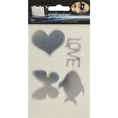 Наклейки зеркальные 10*15 (микс) - фото 10