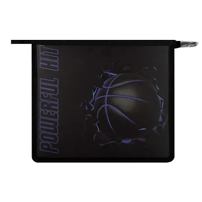 Папка для тетрадей А5 "Баскетбольный мяч" полипропилен, 23.3*20*6.5 см, молния, дно с расширением - фото 2