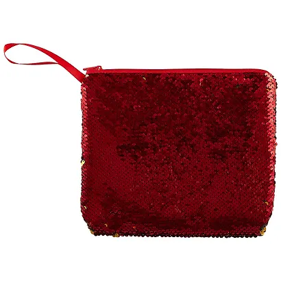 Сумка-шоппер с пайетками на молнии (24х20) (текстиль) - фото 3